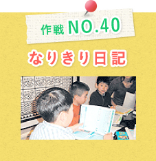 作戦No.40　なりきり日記